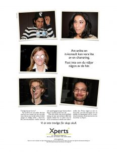 Annons för Xperts